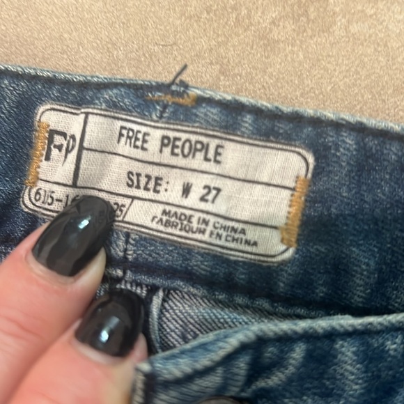 Free People Aztec Skinny Jeans Size 27 - Picture 4 of 7